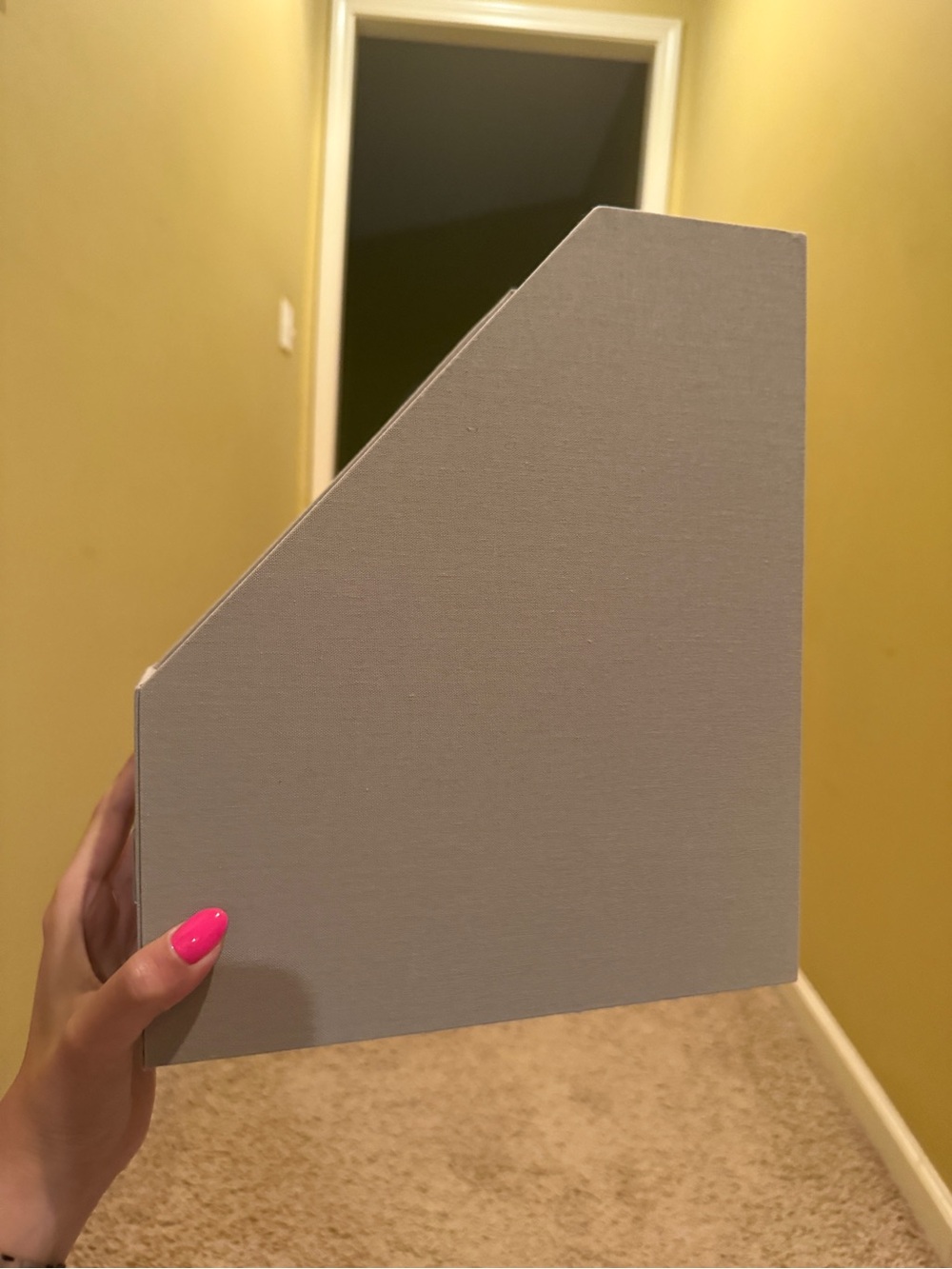Target Brightroom Gray Fabric Magazine File Holder